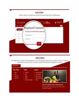 Magento wine store theme