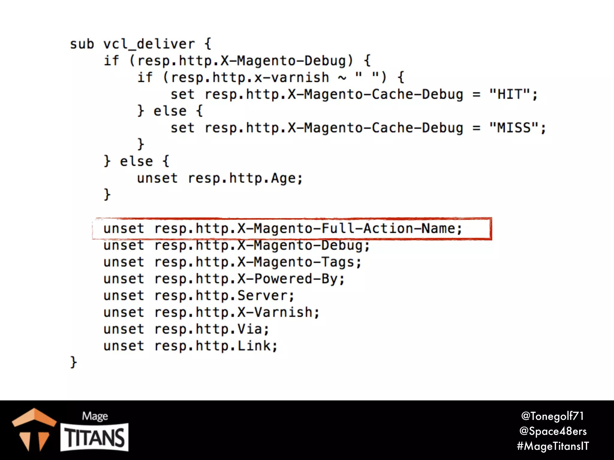 © 2017 Magento, Inc. Page |
Add the route as a header
27
X-Magento-Full-Action-Name | cms_index_index
 
