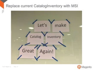 Architecture and workflow of Multi-Source Inventory