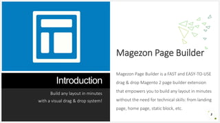 Magezon Page Builder - Drag & Drop Magento 2 Page Builder Extension | PPTX