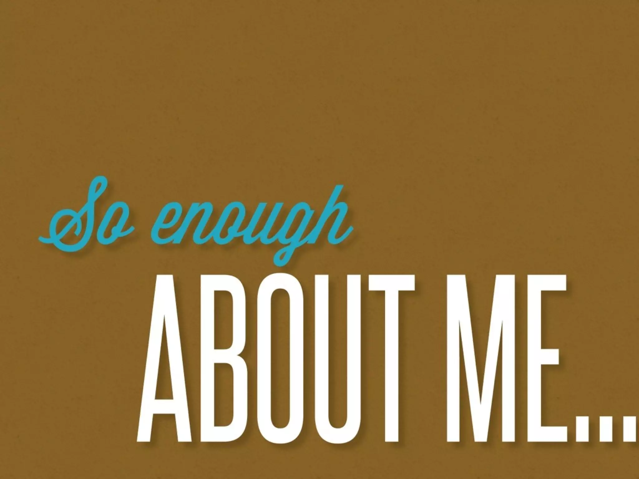 Your Presentation as a Backpack