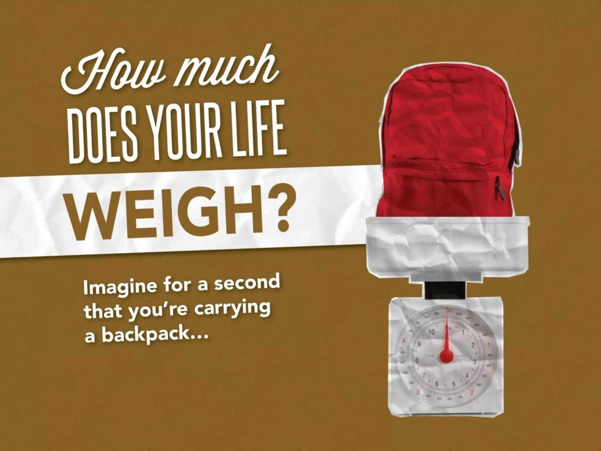 Your Presentation as a Backpack