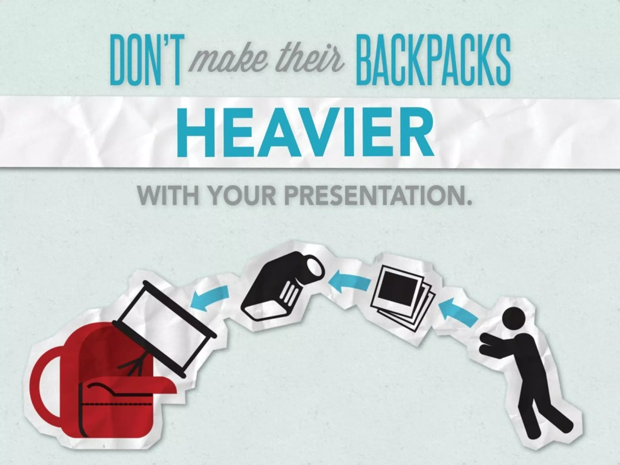 Your Presentation as a Backpack