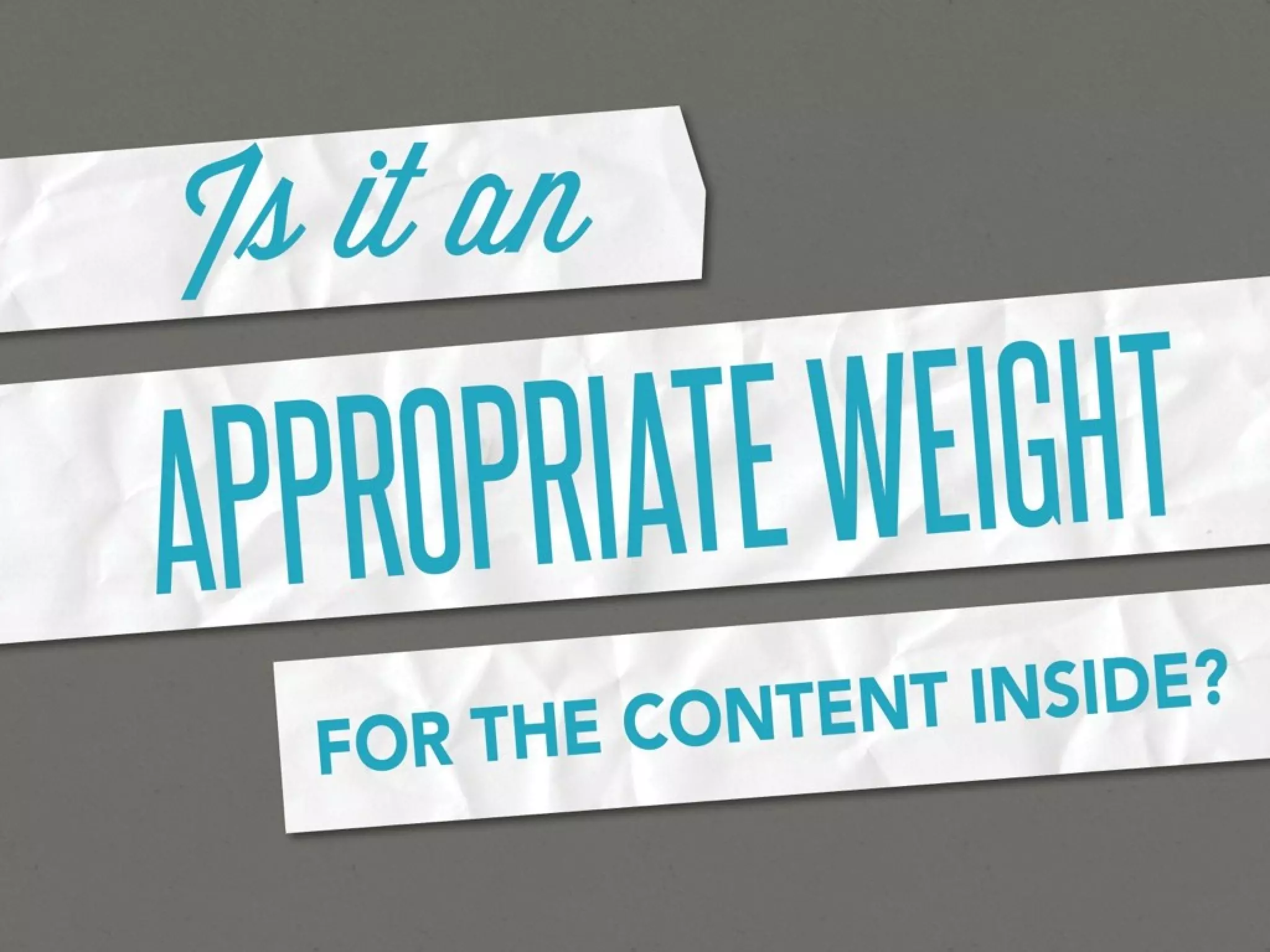 Your Presentation as a Backpack