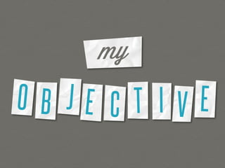 Your Presentation as a Backpack