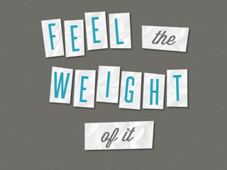 Your Presentation as a Backpack