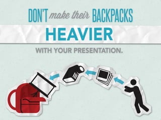 Your Presentation as a Backpack