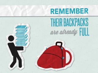 Your Presentation as a Backpack