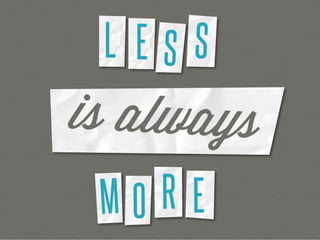 Your Presentation as a Backpack