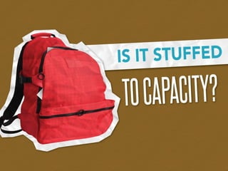 Your Presentation as a Backpack