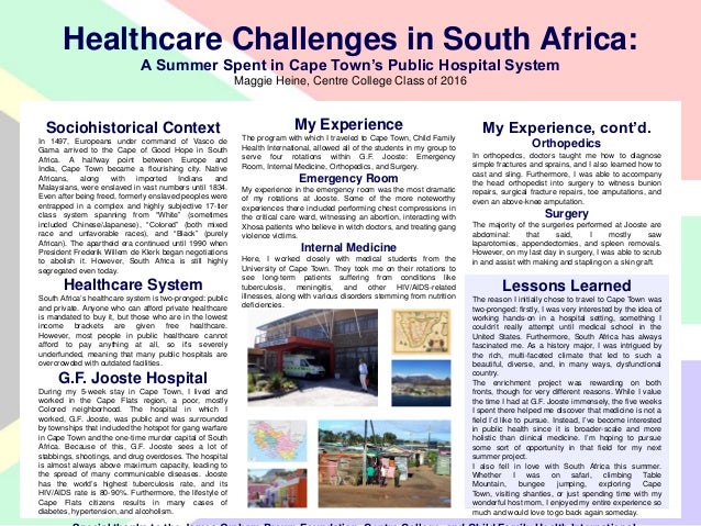 south african health care system essay south african health care system essay