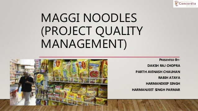 Maggi noodles case study in india image