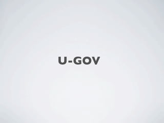 U-GOV
 