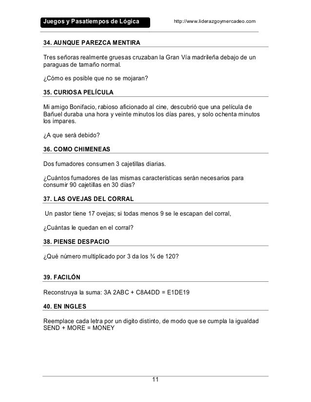 Magia 2 Juegos Logica