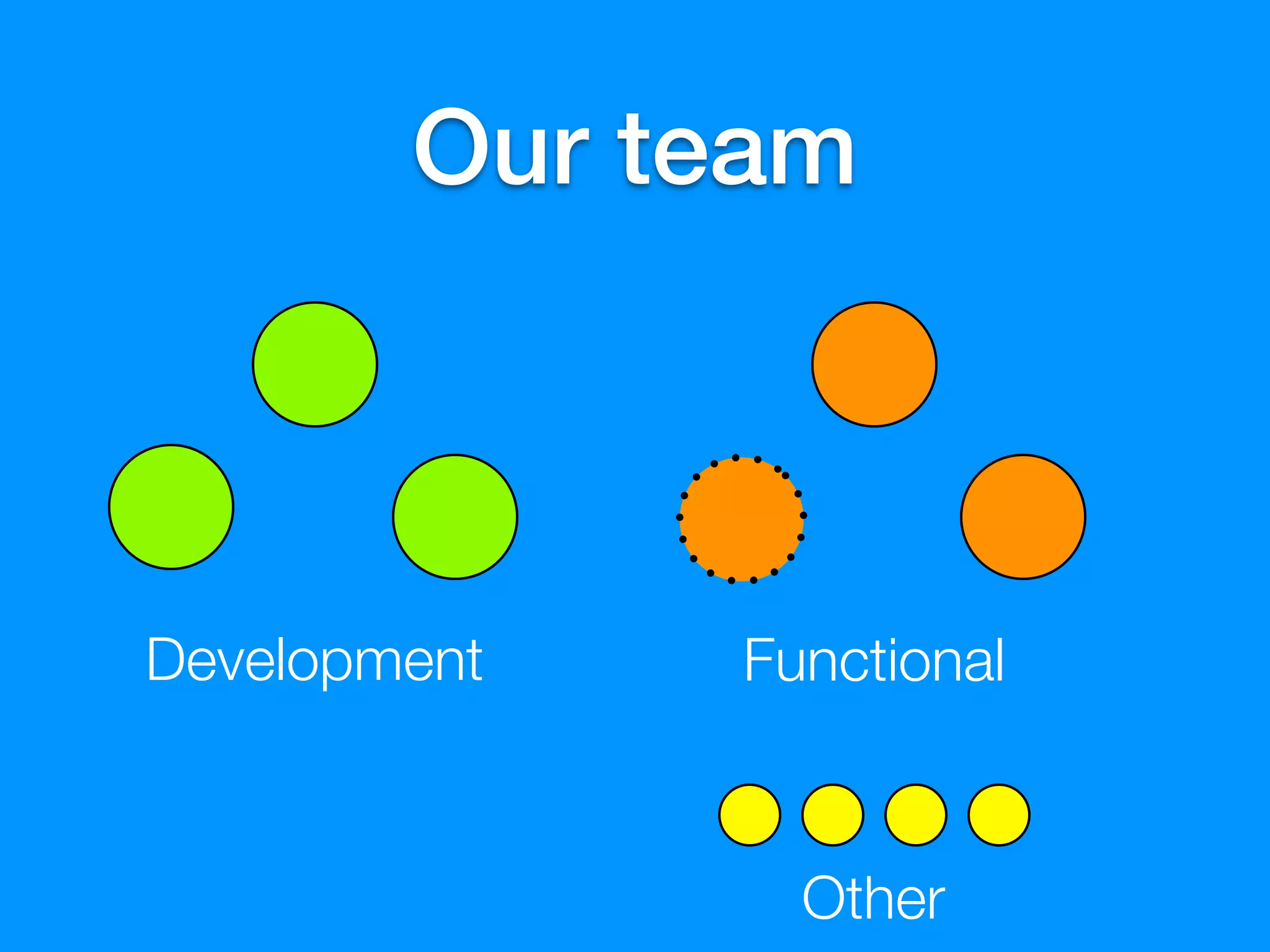 Our team



Development   Functional



                Other
 