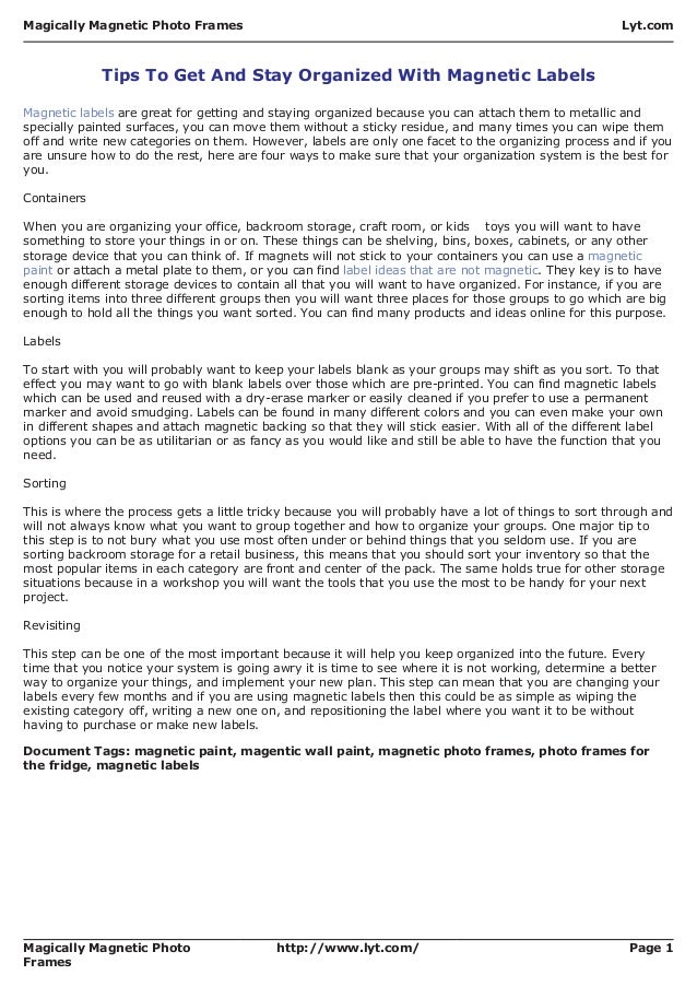 Magically photo frames tips to get and stay