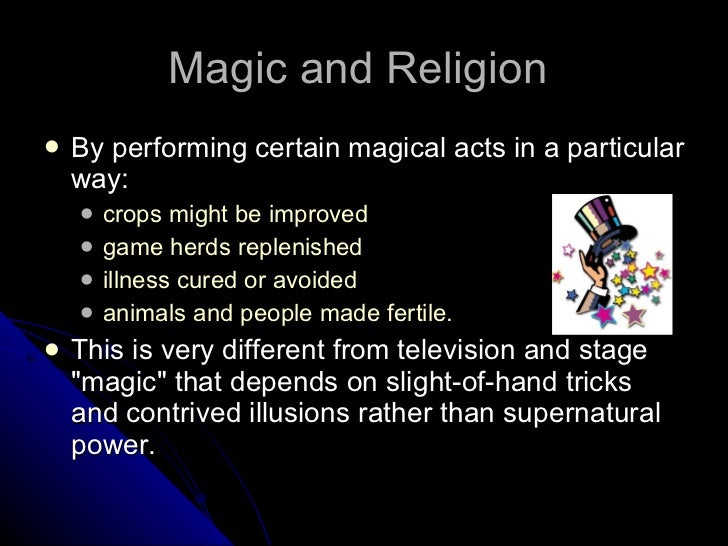 Magic and religion lecture