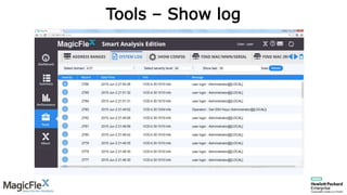 Tools – Show log
 