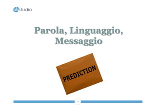 Parola, Linguaggio, 
Messaggio 
16 
 