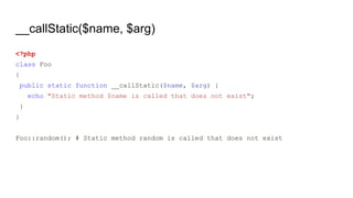 Magic function in PHP | PPTX