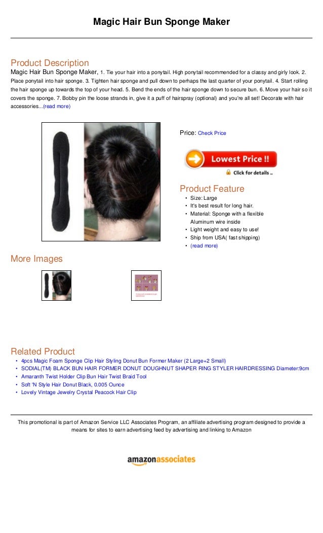 Magic Hair Bun Sponge Maker