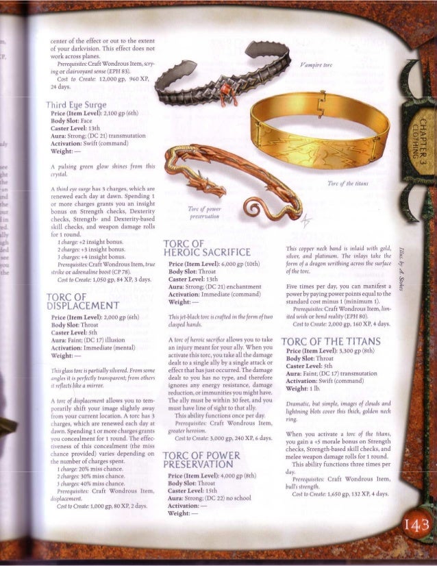 D d magic item compendium 3 5