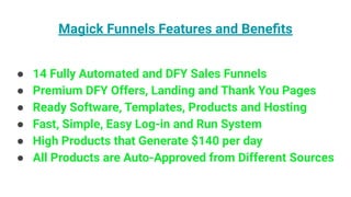 MagickFunnels: Affiliate Marketing Success-Email Marketing Sales Funnel