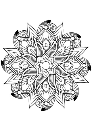 Magic Mandalas - Printable Coloring Pages for Adults | PDF