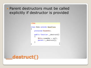 PHP 5 Magic Methods | PPTX