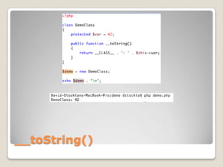 PHP 5 Magic Methods | PPTX