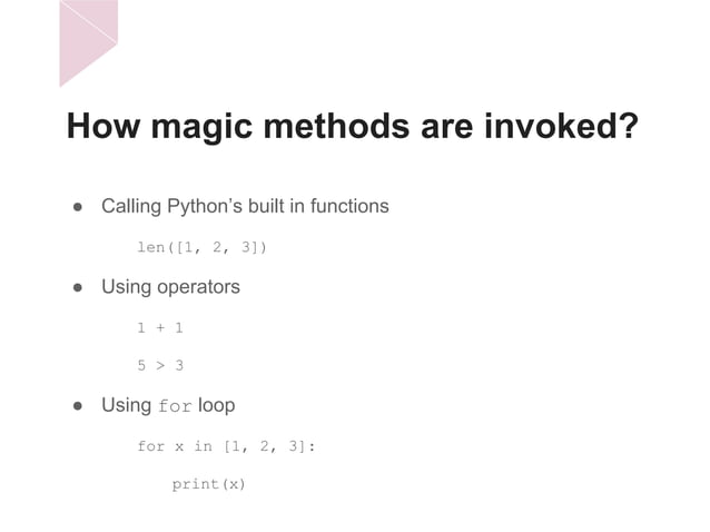 Magic Methods (Python meetup) | PDF | Programming Languages | Computing