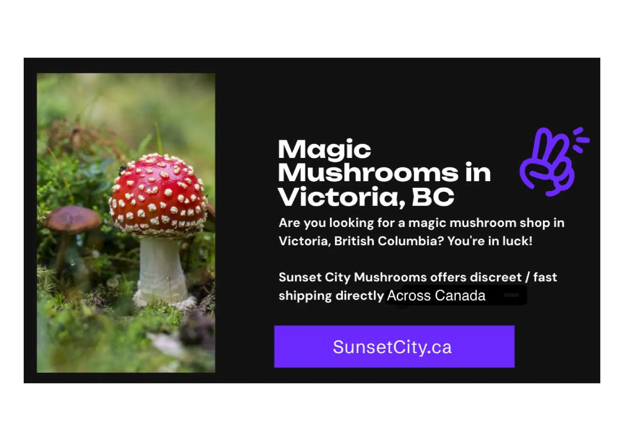 Magic Mushrooms in Victoria, BC (Canada)