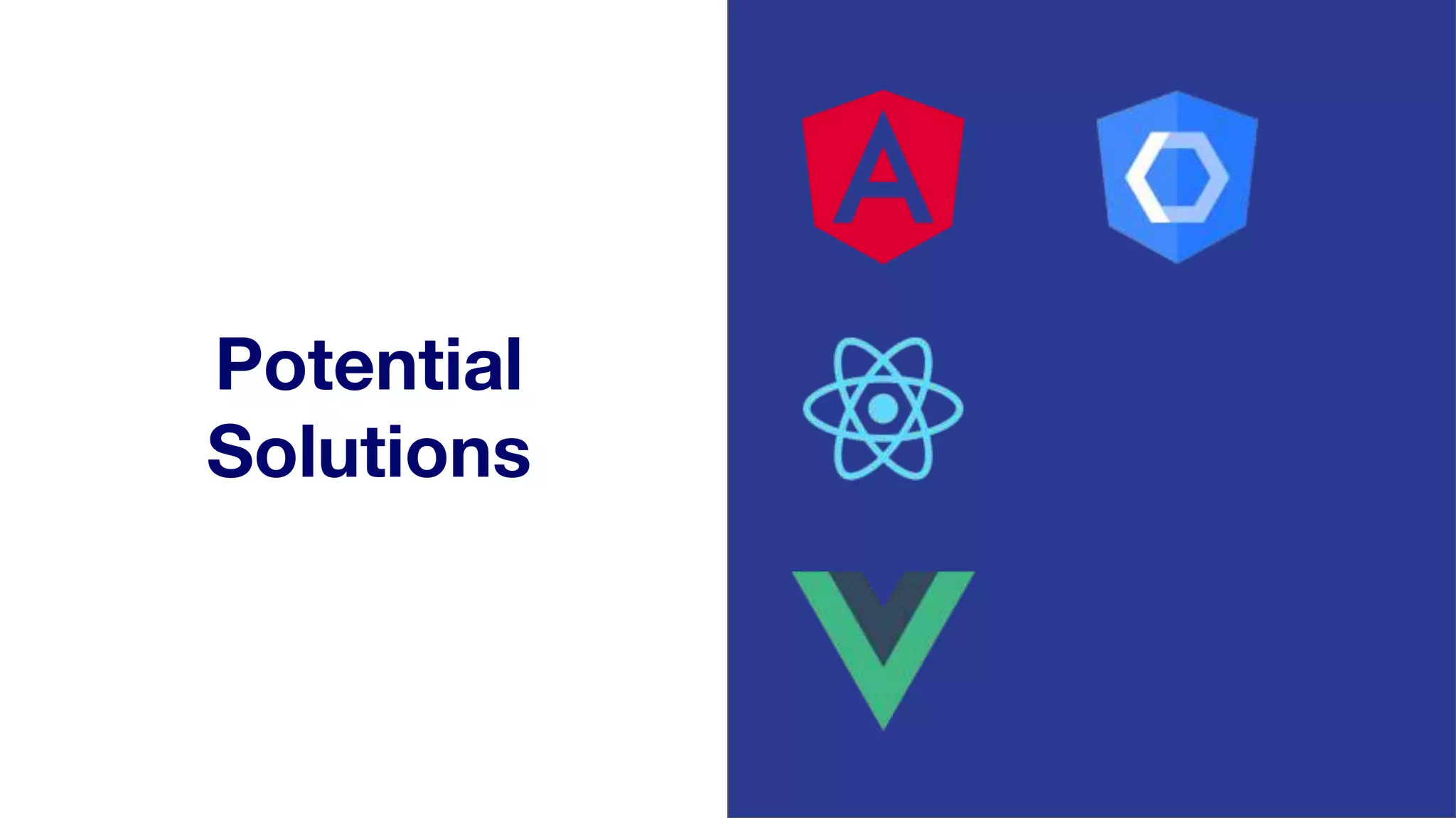 Potential
Solutions
 