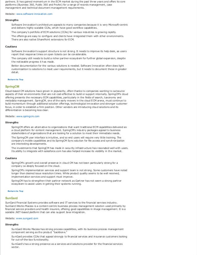 enterprise content management resume