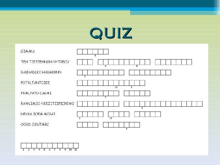 Magic quiz