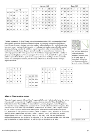 Magic square wikipedia, the free encyclopedia | PDF