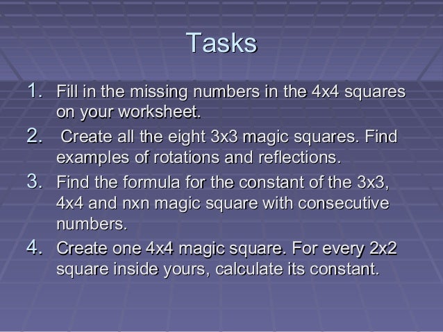 How To Create A Magic Square 3x3 C 2019 01 27 How To Create A Magic Square 3x3 C 2019 01 27