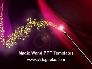 Magic wand ppt templates | POT