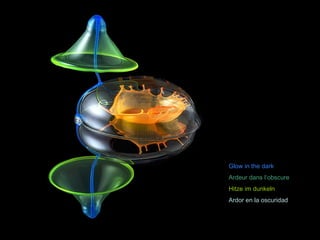 Glow in the dark 
Ardeur dans l‘obscure 
Hitze im dunkeln 
Ardor en la oscuridad 
 