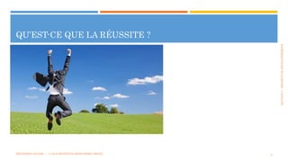 SECTION1:PROJETSDEDÉVELOPPEMENT
QU’EST-CE QUE LA RÉUSSITE ?
6MÉTHODES AGILES | | © 2016 MOSTEFAI MOHAMMED AMINE
 
