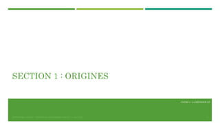 COURS 3 : LA MÉTHODE XP
SECTION 1 : ORIGINES
MÉTHODES AGILES | MOSTEFAI MOHAMMED AMINE | © 2017 ESI 3
 