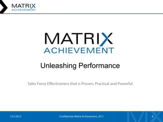 Unleashing Performance
 