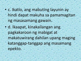 Mag isyung moral tungkol sa buhay 3rd day p