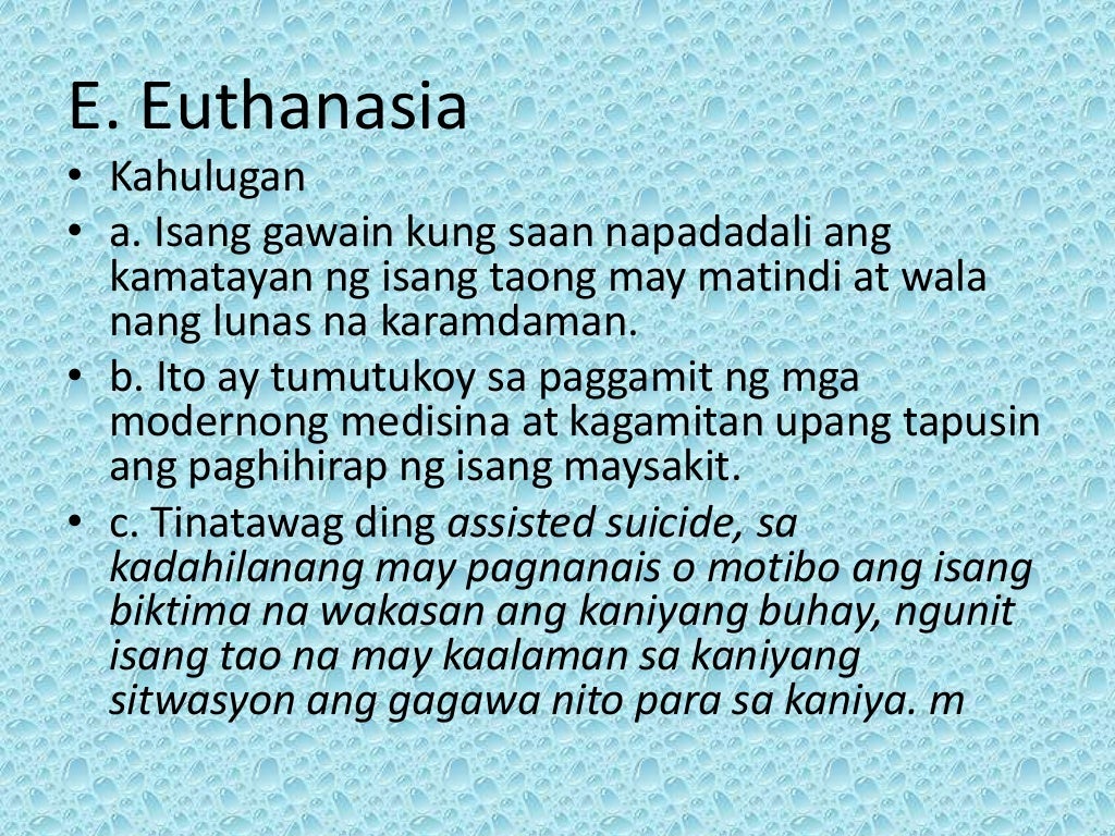 Mag isyung moral tungkol sa buhay 3rd day p