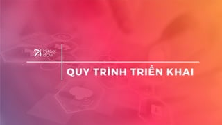 QUY TRÌNH TRIỂN KHAI
 