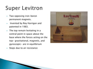 Less energy consumption because no rail-track frictionRequires no fossil fuel which can harm the environment.Less noise pollution since the train never hits the trackMagLevguideways and trains take up less space than conventional trainsBetter for the Environment
