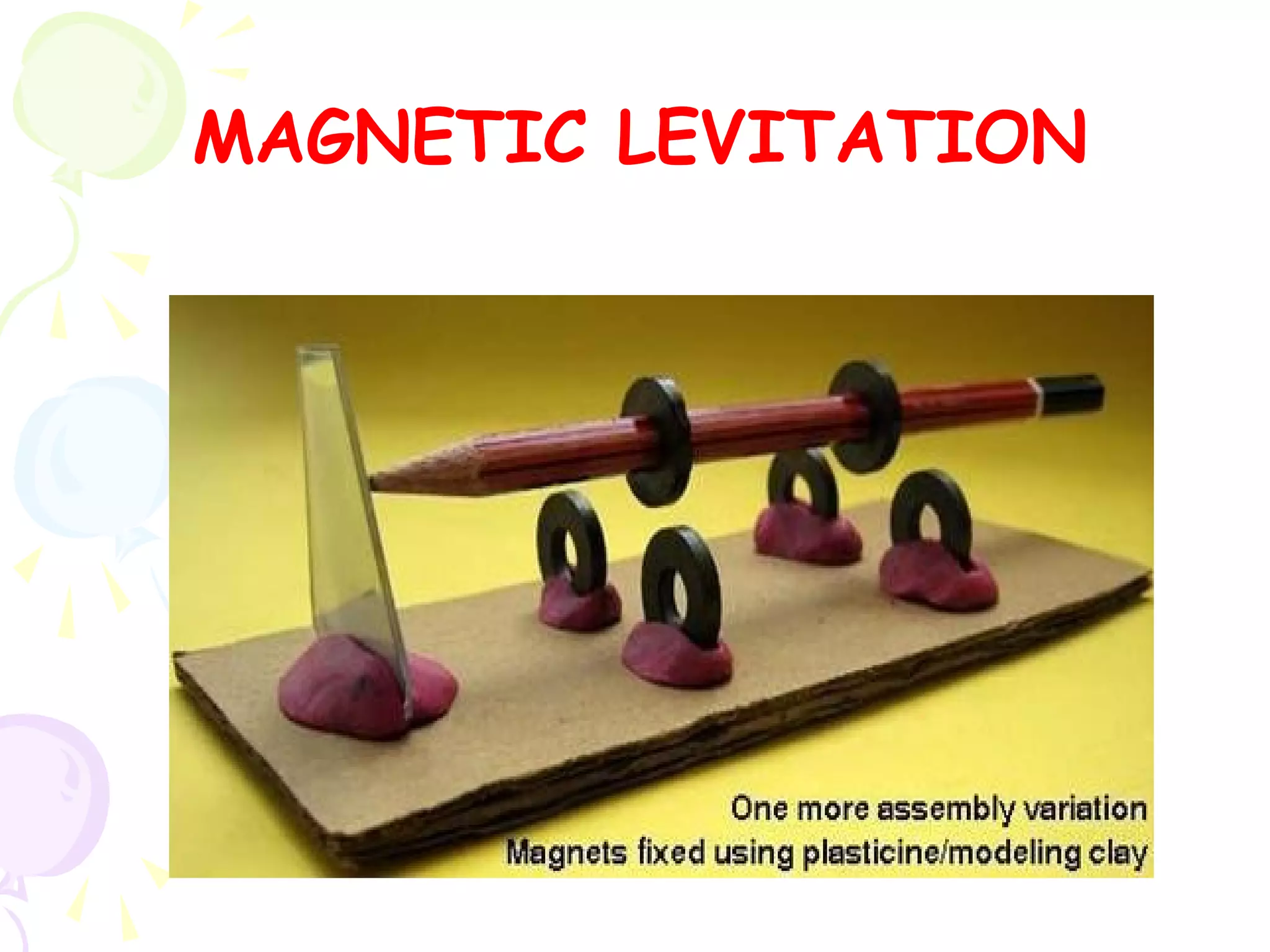 MAGNETIC LEVITATION
 