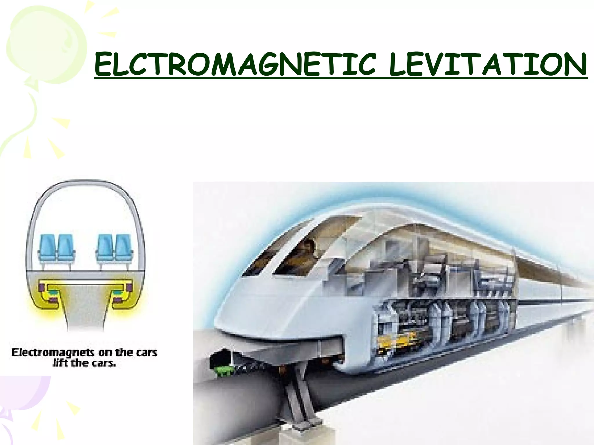 ELCTROMAGNETIC LEVITATION
 