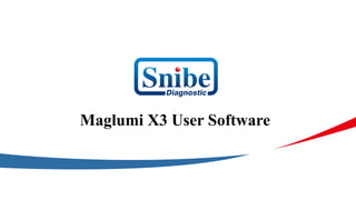 Maglumi X3 User Software
 
