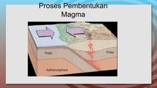 Proses Pembentukan
Magma
 